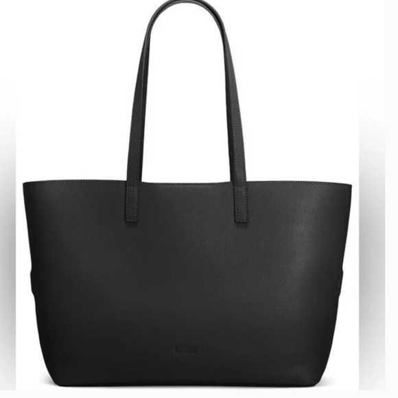 Away Black Leather Latitude Large Tote Bag - Picture 1 of 10